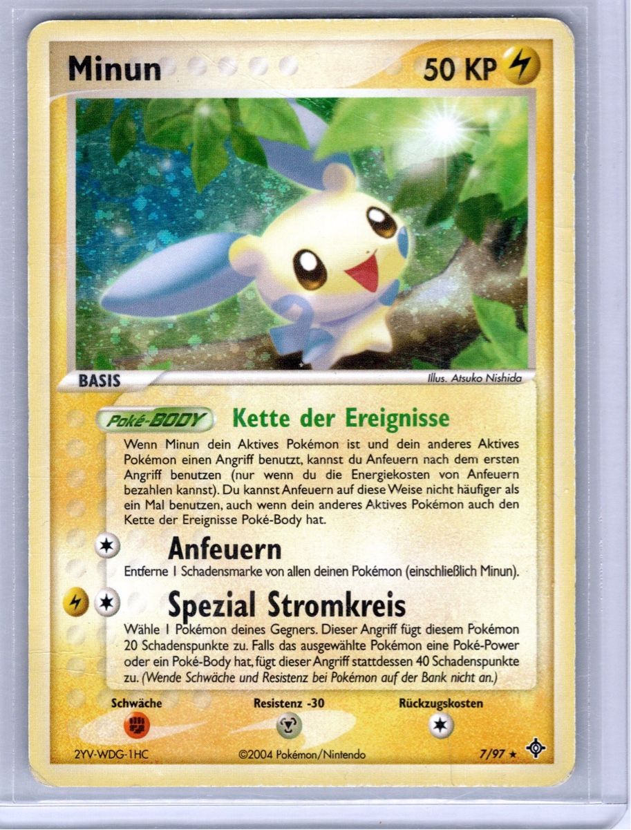 Pokémon Cartes à collectionner: Pomemon - Minun – D'occasion à Belp par ome_x7jr