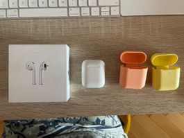 AirPods 2 avec boîtier de charge sans fil