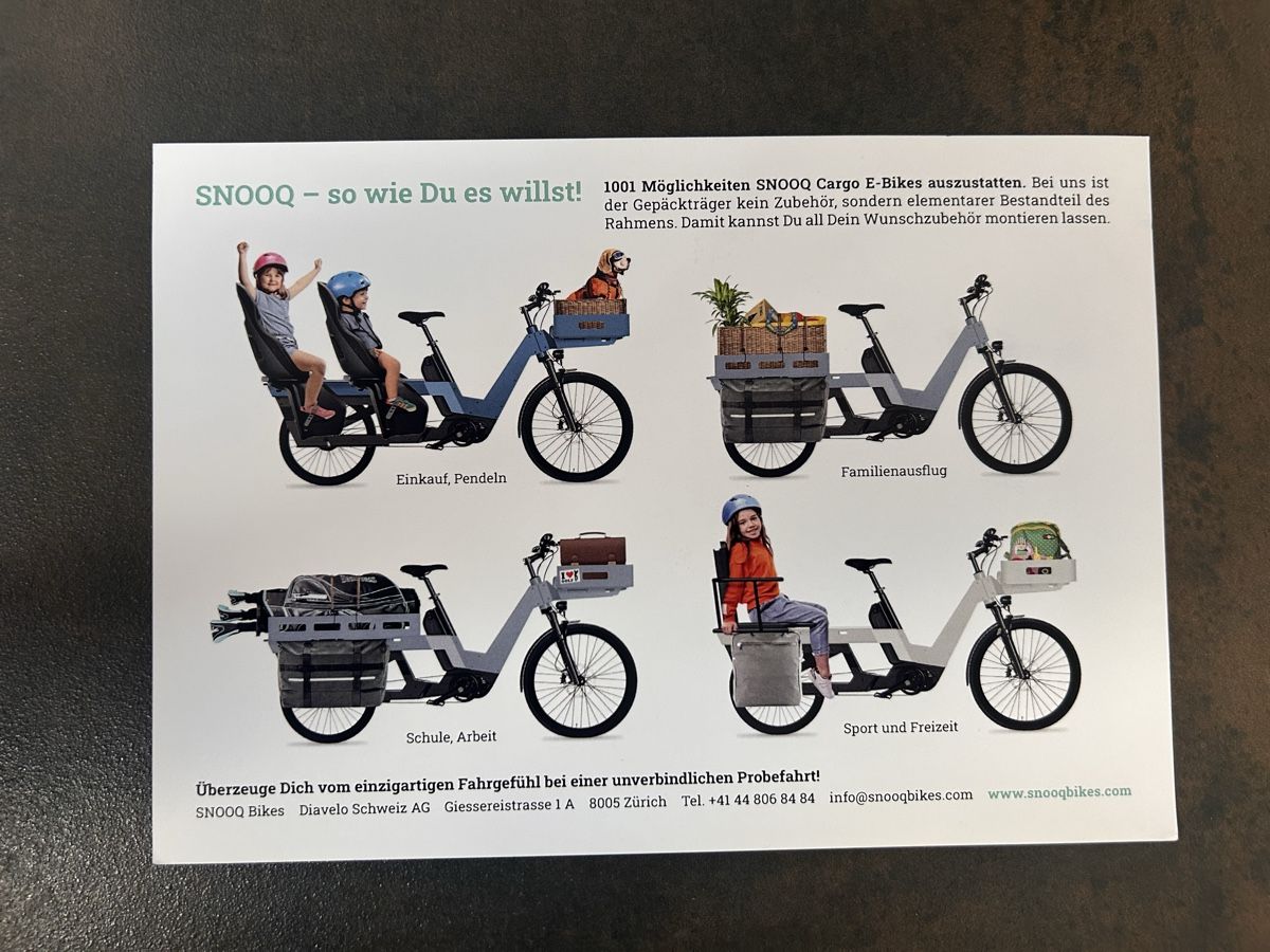 Biciclette: Snooq Cargo E-Bike mit Bosch Antrieb neu – Nuovo (secondo la descrizione) da Root venduto da Sajo_04 7