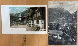 MEIRINGEN, 2 SCHÖNE KARTEN, 1 x 0 1909