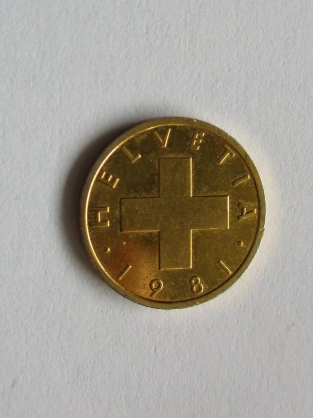 Tutti le monete: 1 centime 1981 laiton – Usato da La Sarraz venduto da vic_v6kz 1