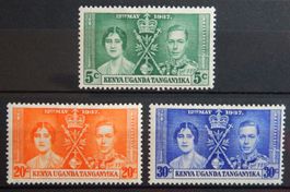 K.U.T. British Kat. 49-51 * 1937 Coronation