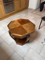 Petite table bois massif Art Deco
