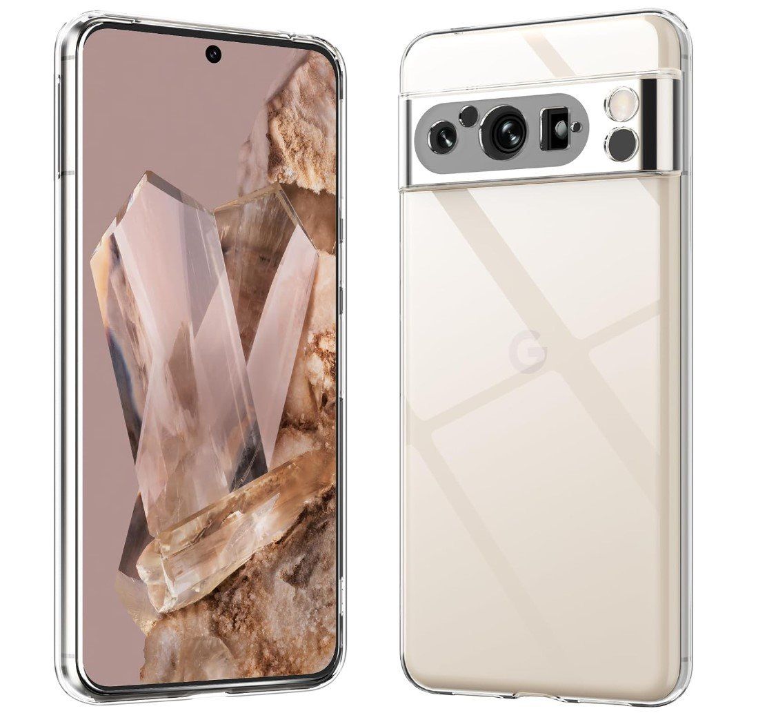 Cover & Protezioni schermo: Google Pixel 8 Pro Hülle Case transparent TPU dünn weich – Nuovo e nell'imballaggio originale da Rorschacherberg venduto da elektrofreak