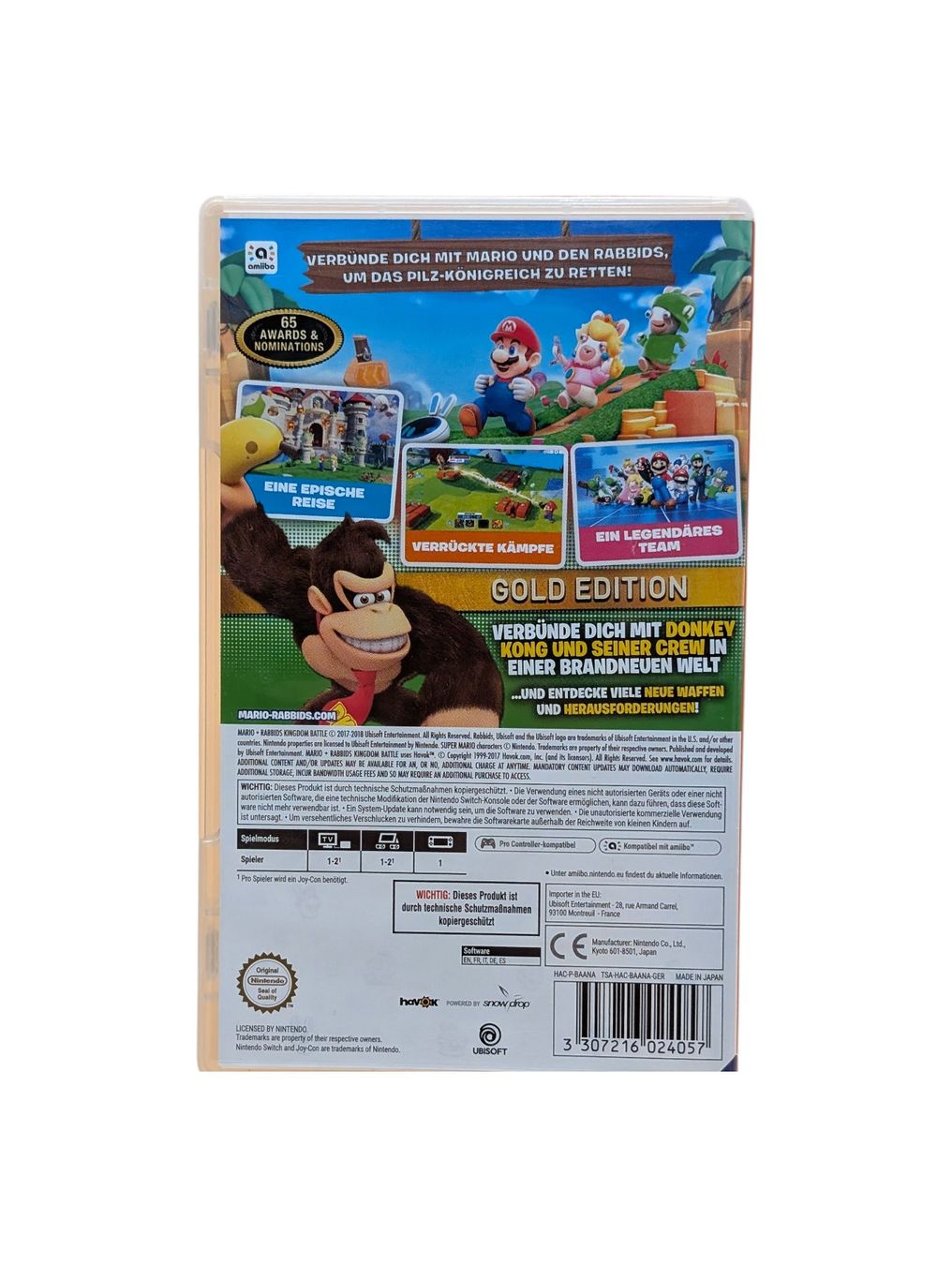 Nintendo Giochi: Mario + Rabbids Kingdom Battle Gold Edition Nintendo Switch – Usato da Domat/Ems venduto da IsseldorsShop 1