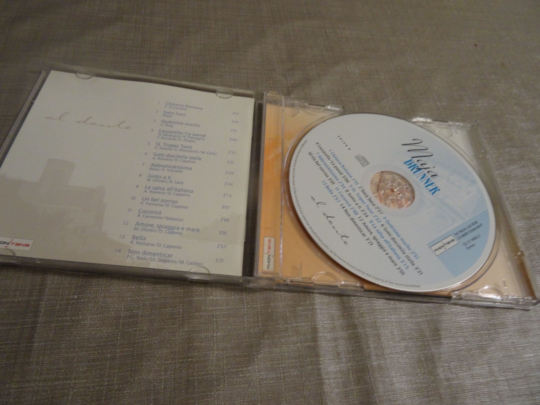 CD: Maja Brunner CD al dente – Usato da Olten venduto da Disc-Ausverkauf 1