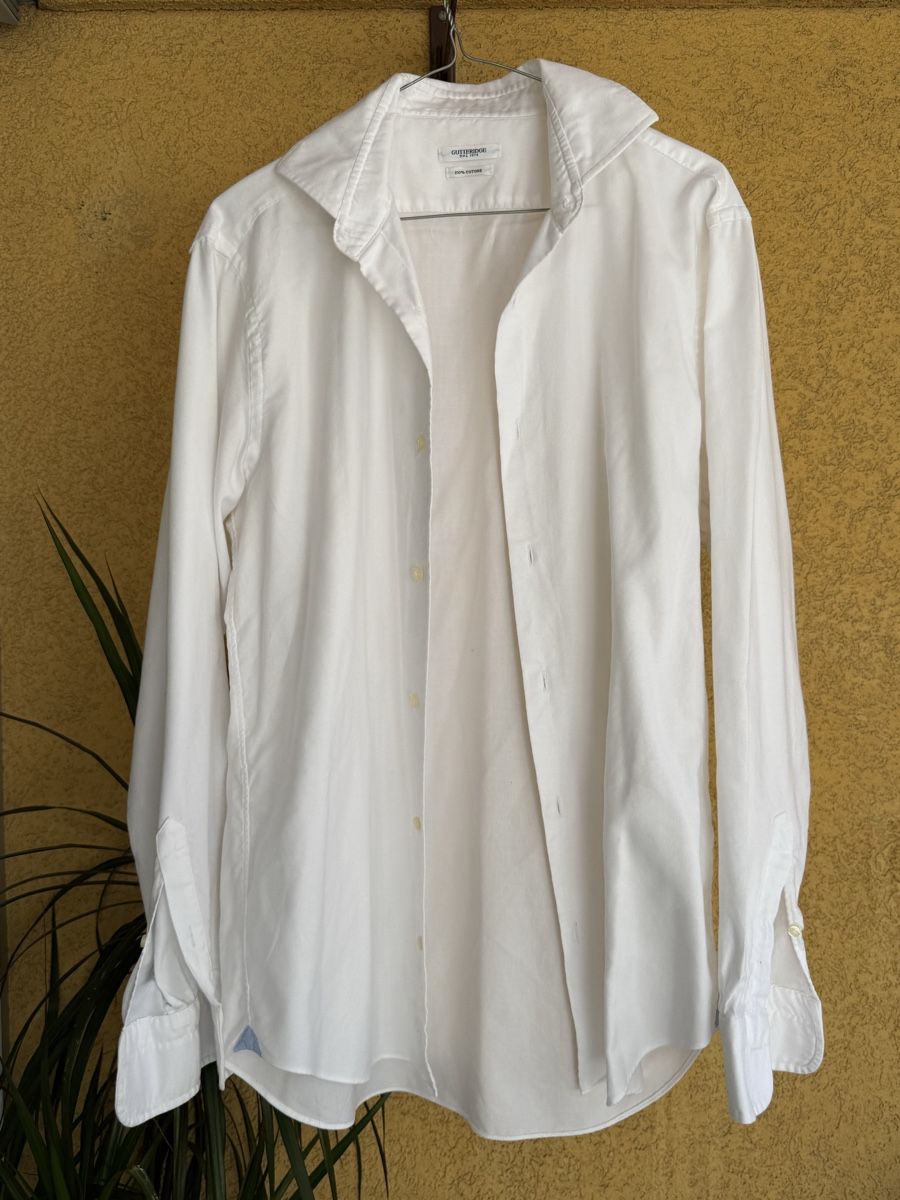 Camicie: Camicia bianca Gutteridge 100% cotone taglia L – Usato da Glis venduto da dor_b2nc 1