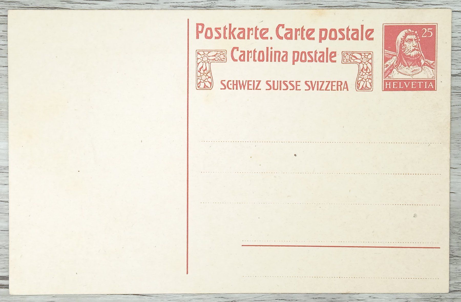 Tutti i francobolli: TR10 Carte Postale + Timbre Suisse 19xx – Usato da Cousset venduto da Patrick_Collections