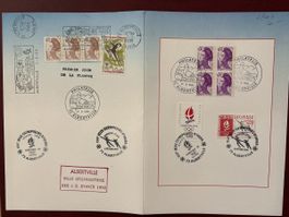 Albertville JO d'hiver 1992 - Rare collection de timbres