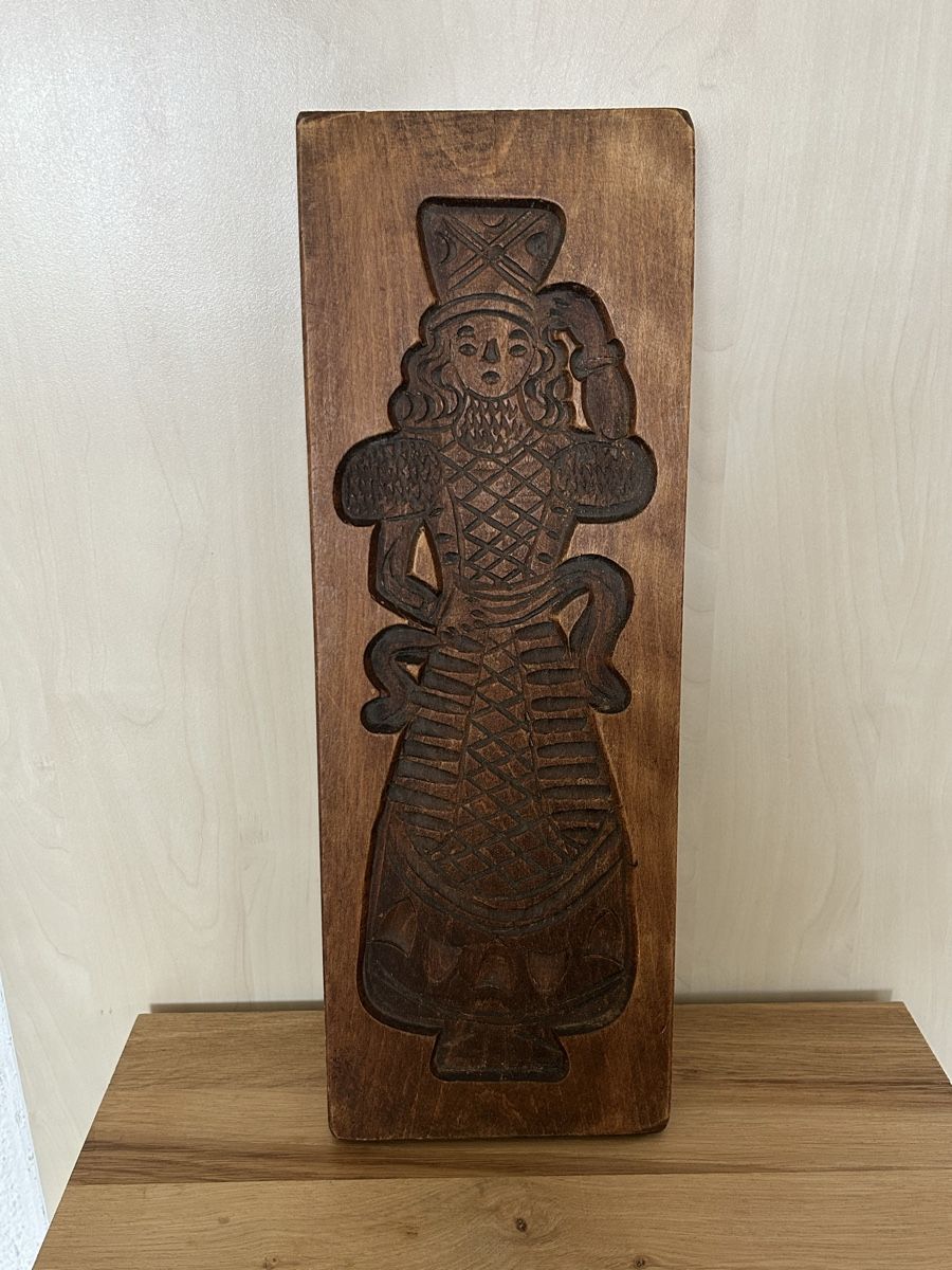 Teglie da forno: Vintage Holz-Backmodel, Lebkuchenform – Usato da Wettingen venduto da Mmccl 3
