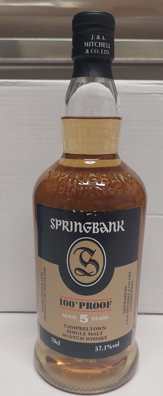 Springbank Bevande alcoliche: Springbank 5yo 100 Proof – Nuovo e nell'imballaggio originale da Luzern venduto da alligator01