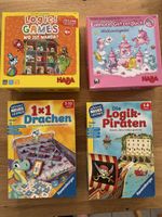 4 Kinderspiele HABA & Ravensburger