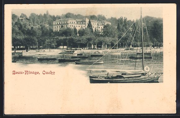 Ansichtskarten: AK Ouchy, Beau-Rivage – Gebraucht aus Berlin von bartko-reher