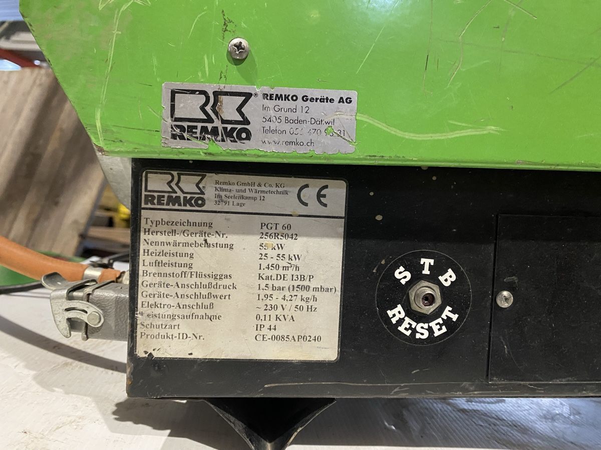 Sonstige Gartengeräte: Gasheizung PGT 60 25 - 55kw – Gebraucht aus Horgen von sivex 1