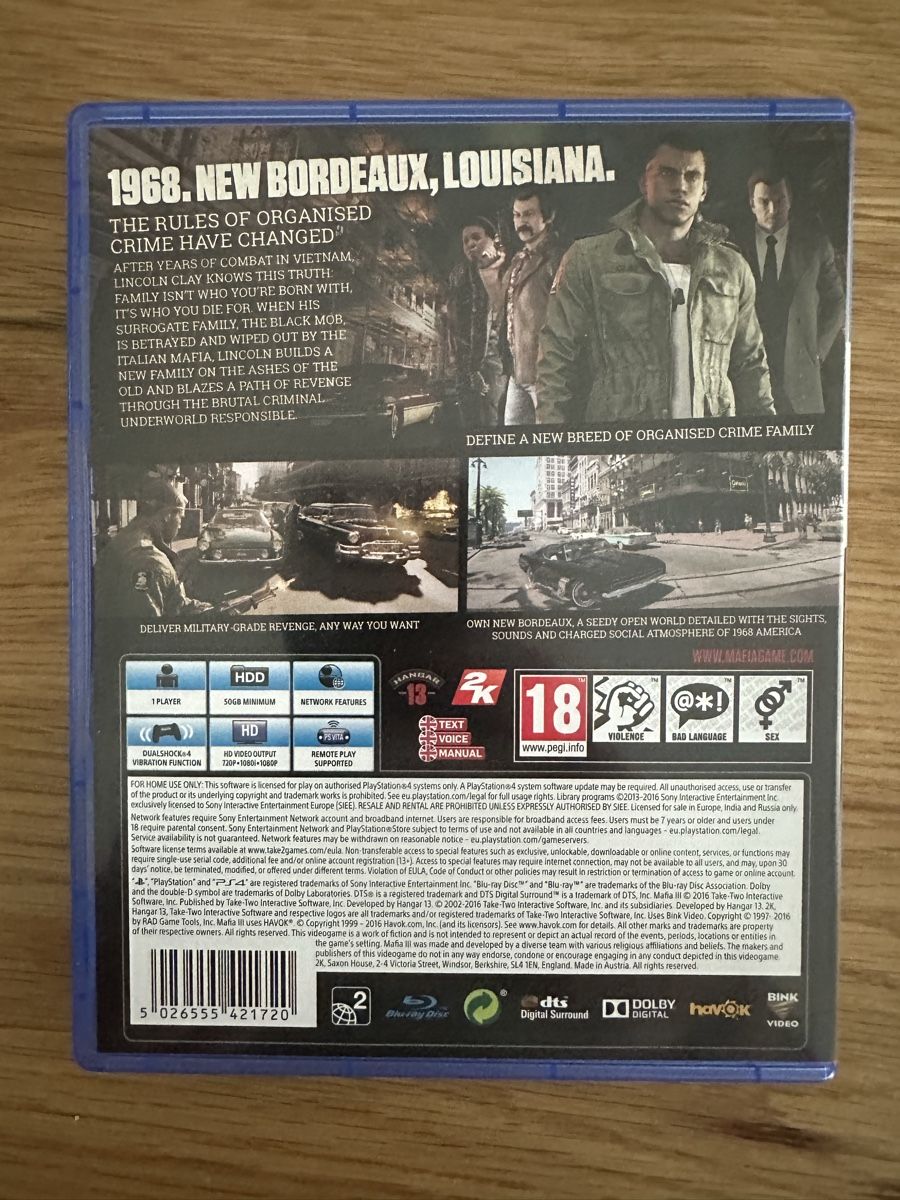 Giochi: Mafia III - PS4 – Nuovo (secondo la descrizione) da Waltenschwil venduto da kneda 1