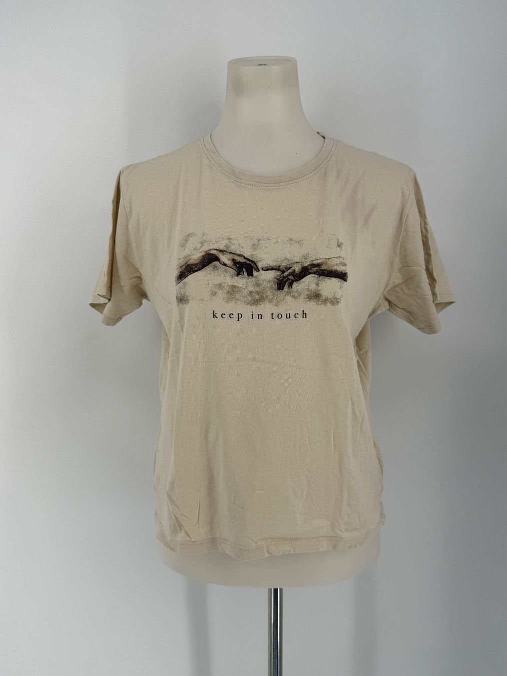 T-Shirts: Shirt Gr. M Motiv "keep in touch" von Chicorée – Gebraucht aus Auenstein von moin.
