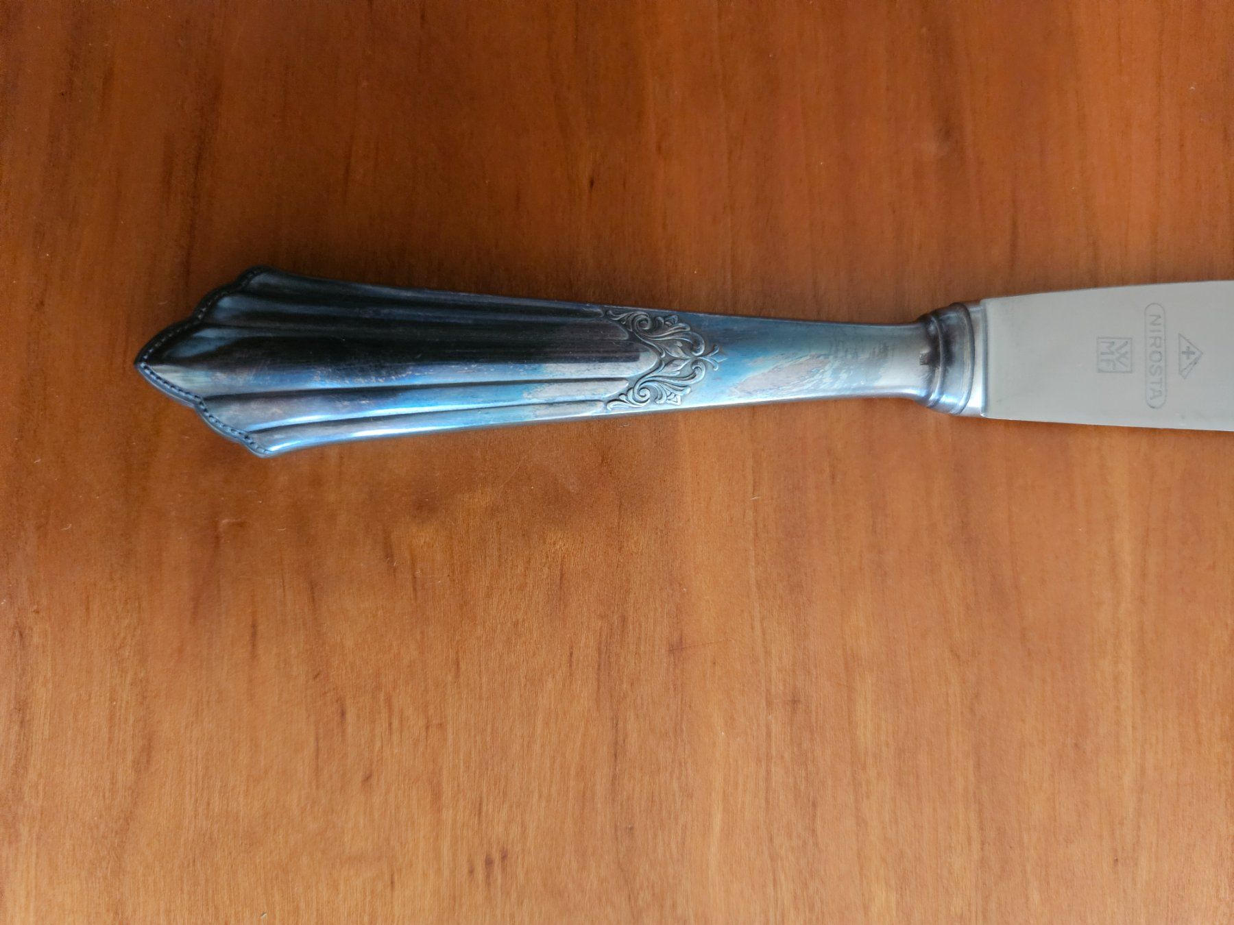 WMF Besteck: 4 WMF Nirosta Messer versilbert – Gebraucht aus Ittigen von Myriamstr 1
