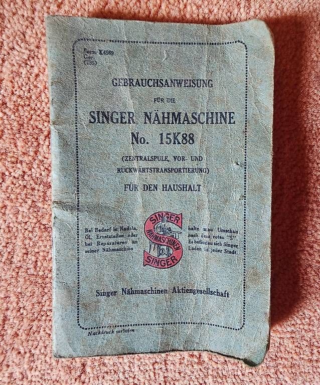 Singer Nähmaschinen: Alte Singer Nähmaschine K88 – Gebraucht aus Mels von WendySchumacher 1