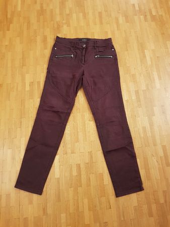 Pantalon ZERRES slim bordeau taille 40 bon état
