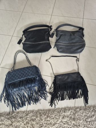 Taschen 4er Set Damen Umhängetaschen aus Kunstleder