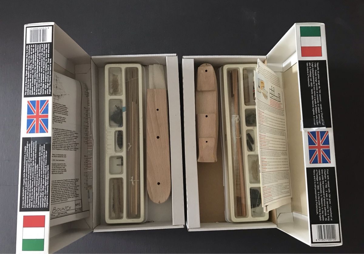 Kit di modellismo & Modellini statici: Maquettes de navires HMS Victory et Bounty – Usato da Penthaz venduto da Petrus45 5