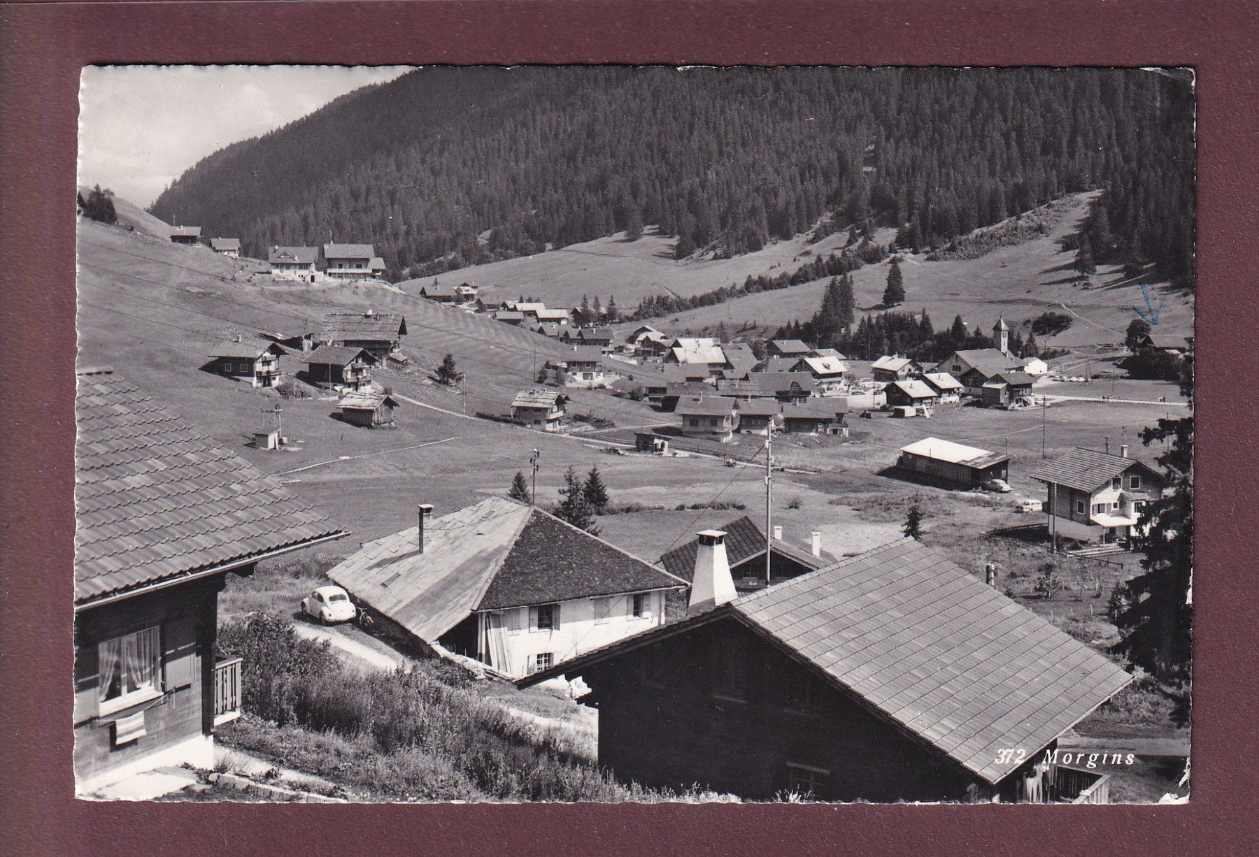 Cartoline postali: Une partie de MORGINS - 1965 – Usato da Pully venduto da nicecards