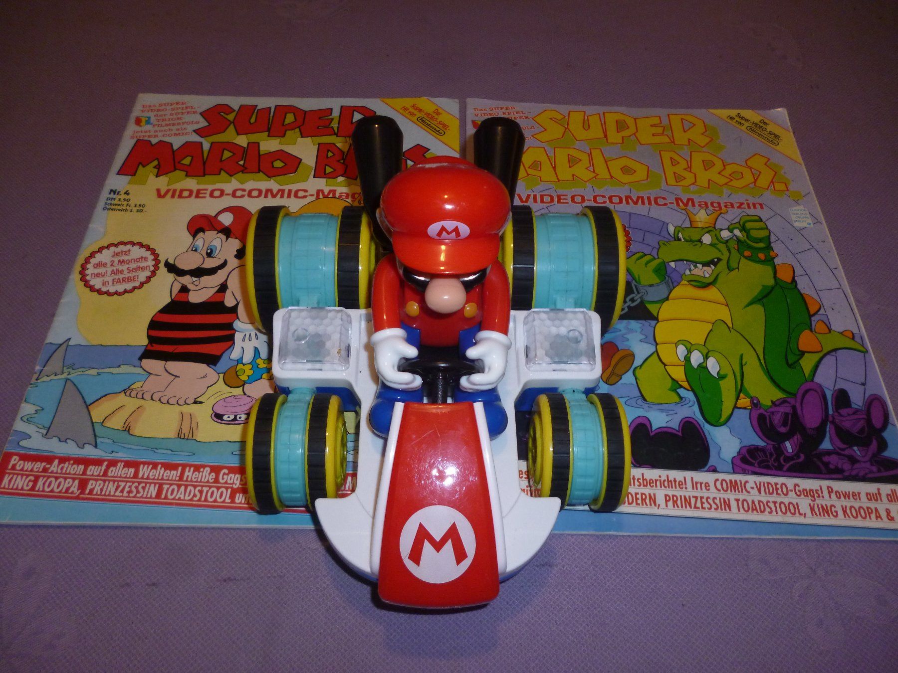 Fumetti: MARIO  SUPERBROTHER COMIC + Spielzeugauto, (MIT BATTERIE) – Usato da Volketswil venduto da nemo2000