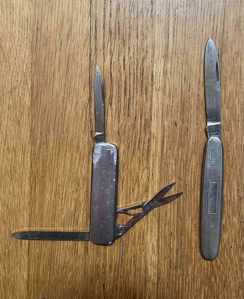 Coltelli tascabile: 2 silber-farbene Taschenmesser – Usato da Zürich venduto da kar_7gs6