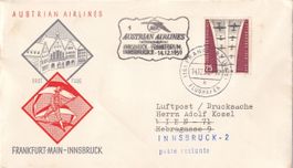 Erstflug AUA Frankfurt - Innsbruck 1959