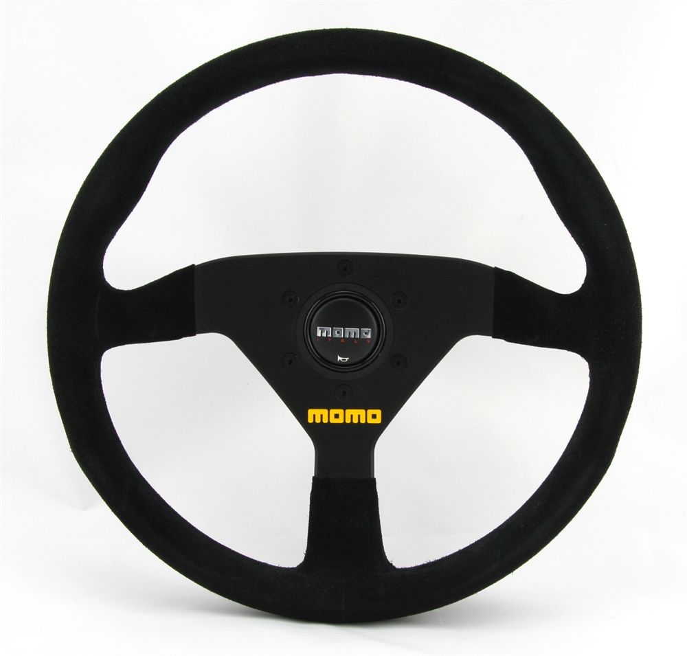 Tutti pezzi di ricambio auto: Momo Wildleder Sportlenkrad Modell MOD. – Nuovo e nell'imballaggio originale da Moers venduto da BMS-Racing