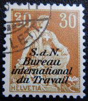 Schweiz Ämter BIT Kat. 5 gest. 1923 Kat. 120 Fr.