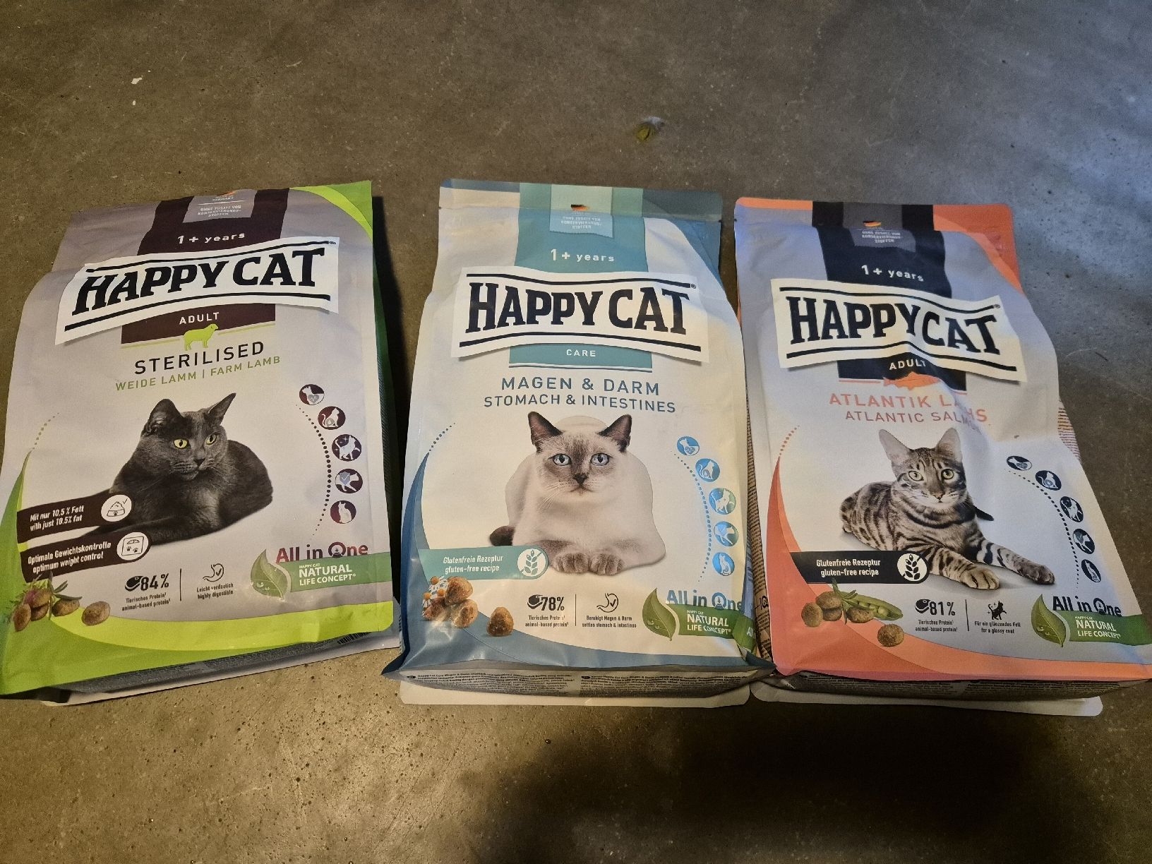 Futter: 3x1,3kg Happy Cat Katzenfutter – Neu (gemäss Beschreibung) aus Dulliken von hya_7bpd