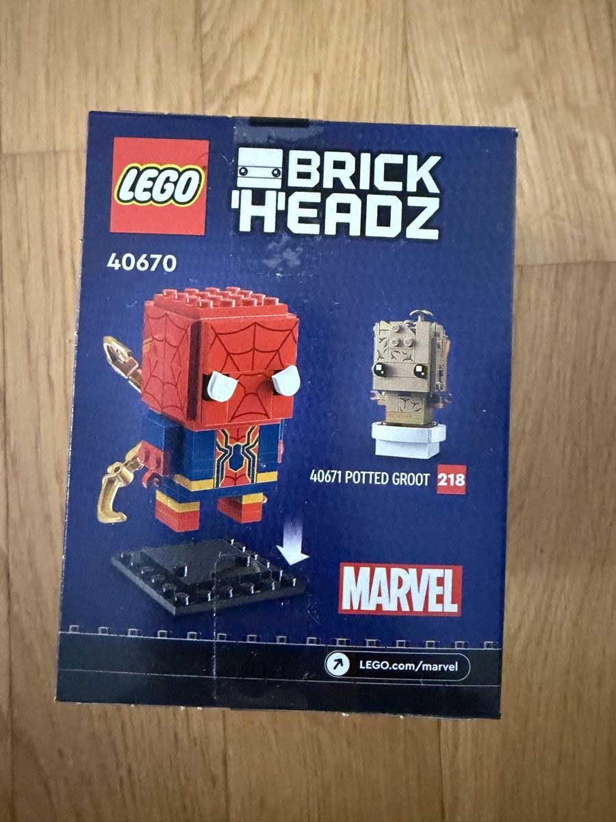 Lego Kit di costruzioni: LEGO BrickHeadz Iron Spider-Man 40670 – Nuovo e nell'imballaggio originale da Dulliken venduto da s.p.q.r 1