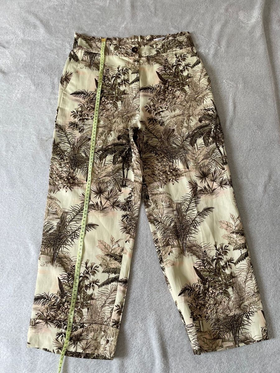 Marc Cain Pantaloni: Pantalon Marccain, Imprimé Tropical – Usato da Vuippens venduto da ale_6gkb 5