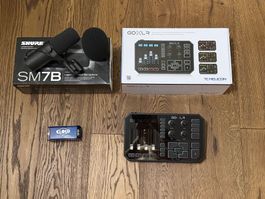 Audio Set: Shure SM7B + GoXLR + Cloudlifter CL-1+ Rode PSA1