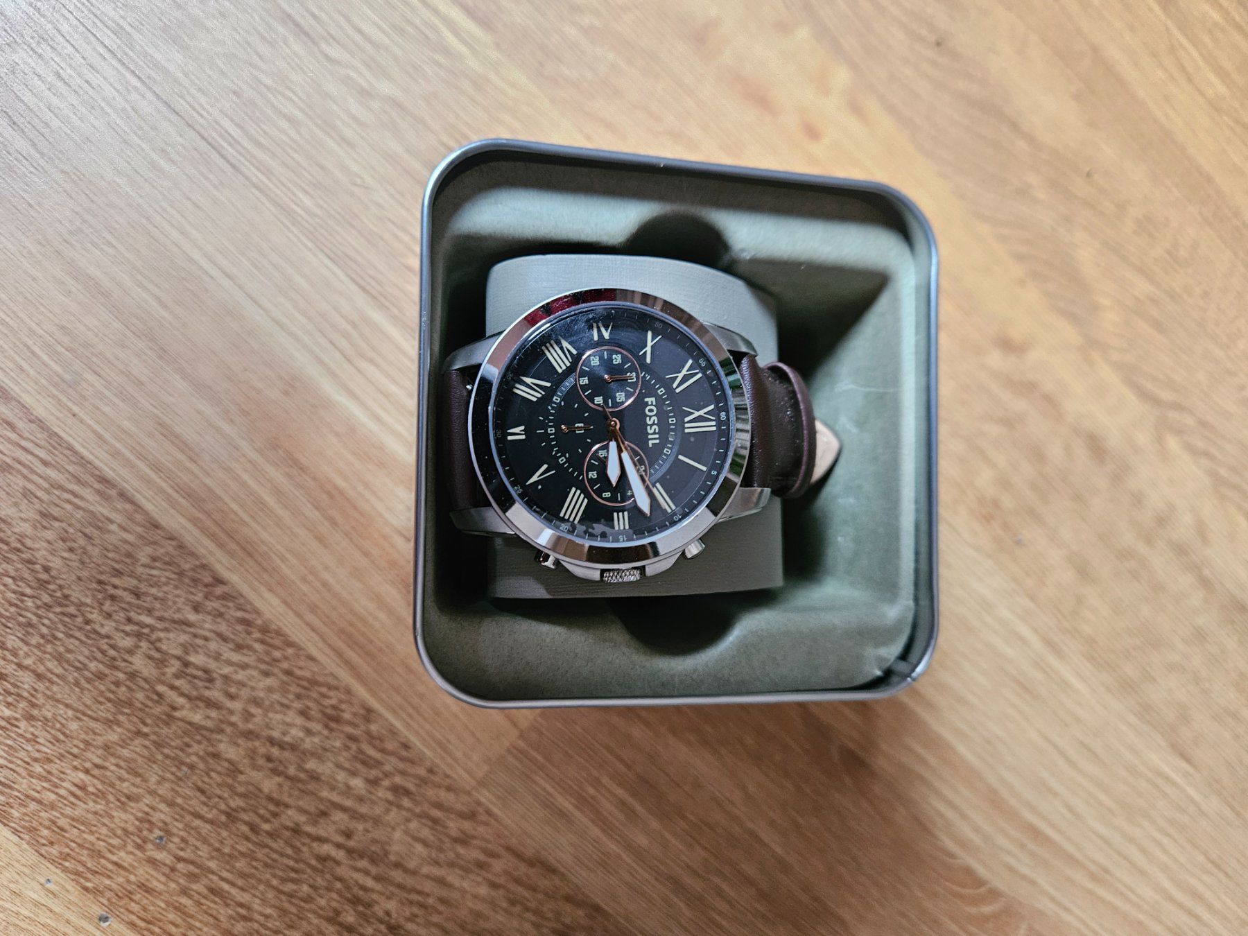 Fossil Orologi: Fossil Grant Chronograph mit der Modellnummer FS4813. – Nuovo e nell'imballaggio originale da Bad Ragaz venduto da man_2ryk 3