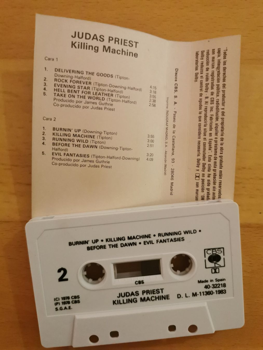 Musicassette: Judas Priest - Killing Machine, Kassette – Usato da St.Gallen venduto da Tamal0204 2