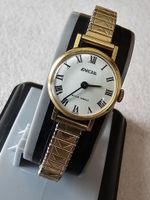 ENICAR Handaufzug Swiss Made Vergoldet Elegante Damenuhr
