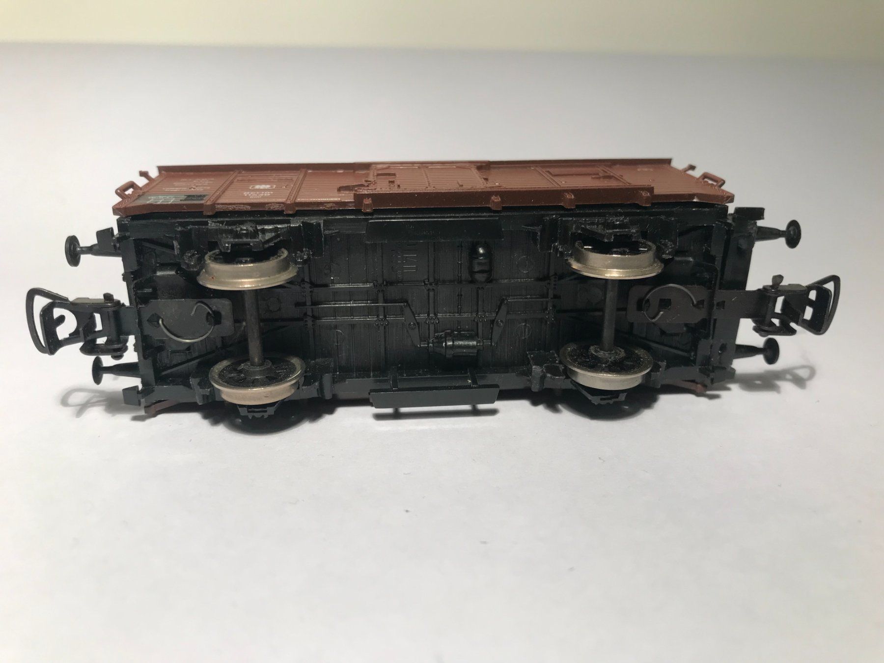Piko Modellini di ferrovie: PIKO Gedeckter Güterwagen, DC Achsen – Usato da Buchrain venduto da Modellbahn11 5