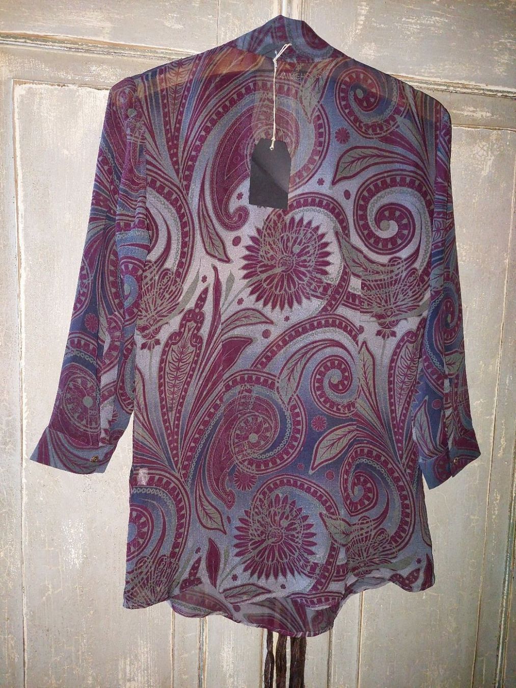 Camicette: Annehouse . Bluse Seide grau-violet XS – Nuovo e nell'imballaggio originale da Besenbüren venduto da teluride89 1
