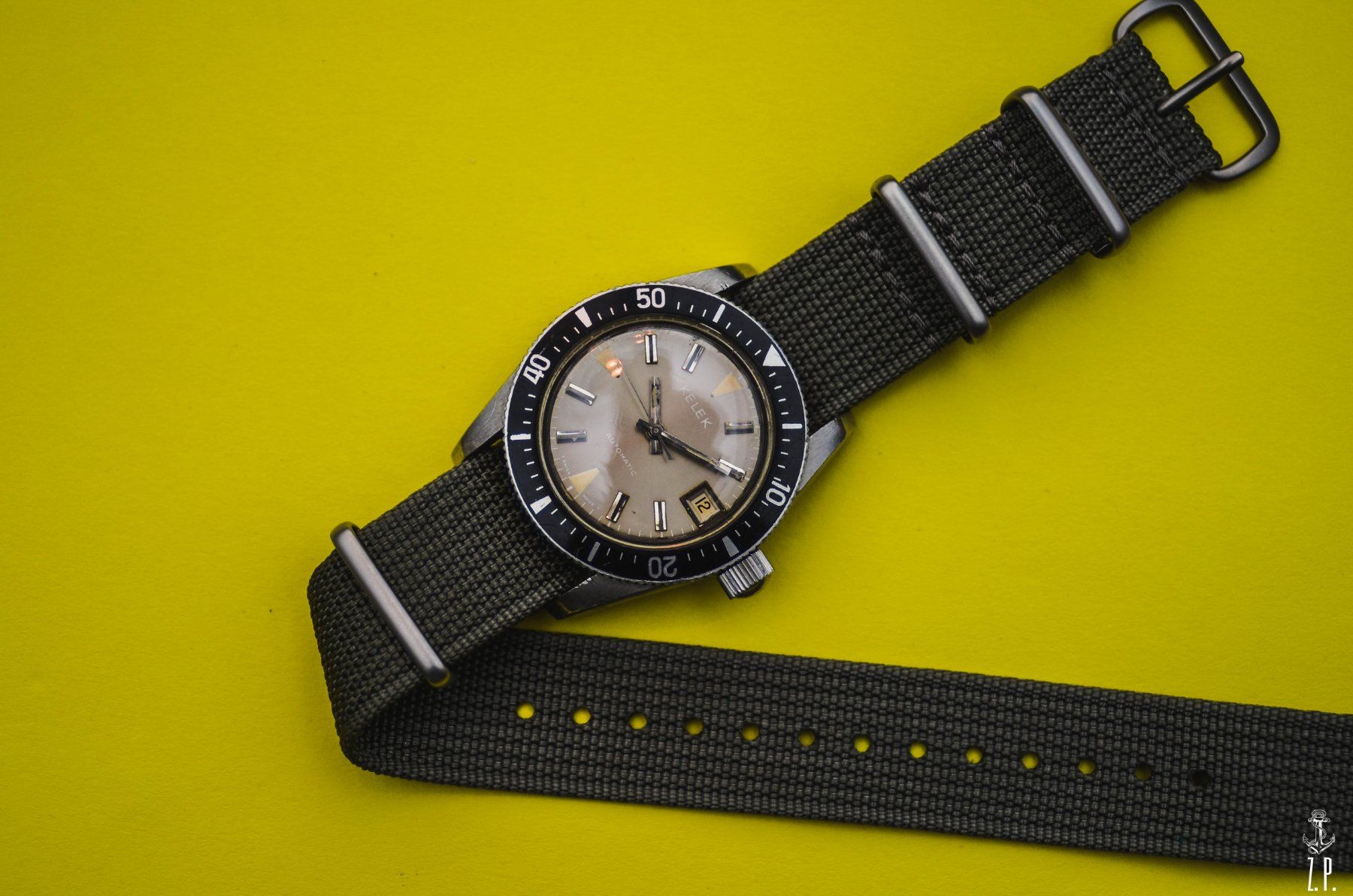 Uhren: Kelek Vintage Diver 1960's Ghost Dial Automatic Swiss Made – Gebraucht aus Boswil von ZPwatches 9