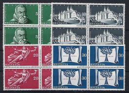 Werbemarken 1948 Viererblocks postfrisch  14634