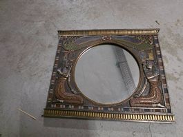 Orientalischer Spiegel Metall Rahmen 45 cm x 37 cm
