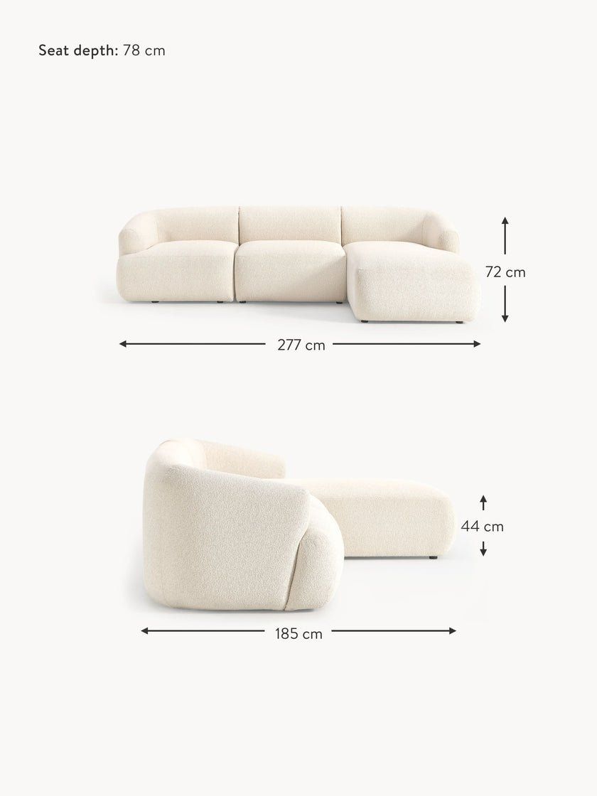 Westwing Divani: Sale!!!Modulares Bouclé-Ecksofa Sofia Westwing CHF 4199-45% – Nuovo (secondo la descrizione) da Otelfingen venduto da Yvonne_Outlet 8