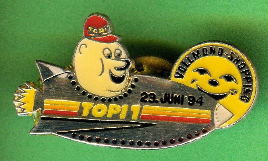 Placchette & Badge: Top CC  Vollmond-Shopping 29.Juni '94 – Usato da Winterthur venduto da Sammleroase