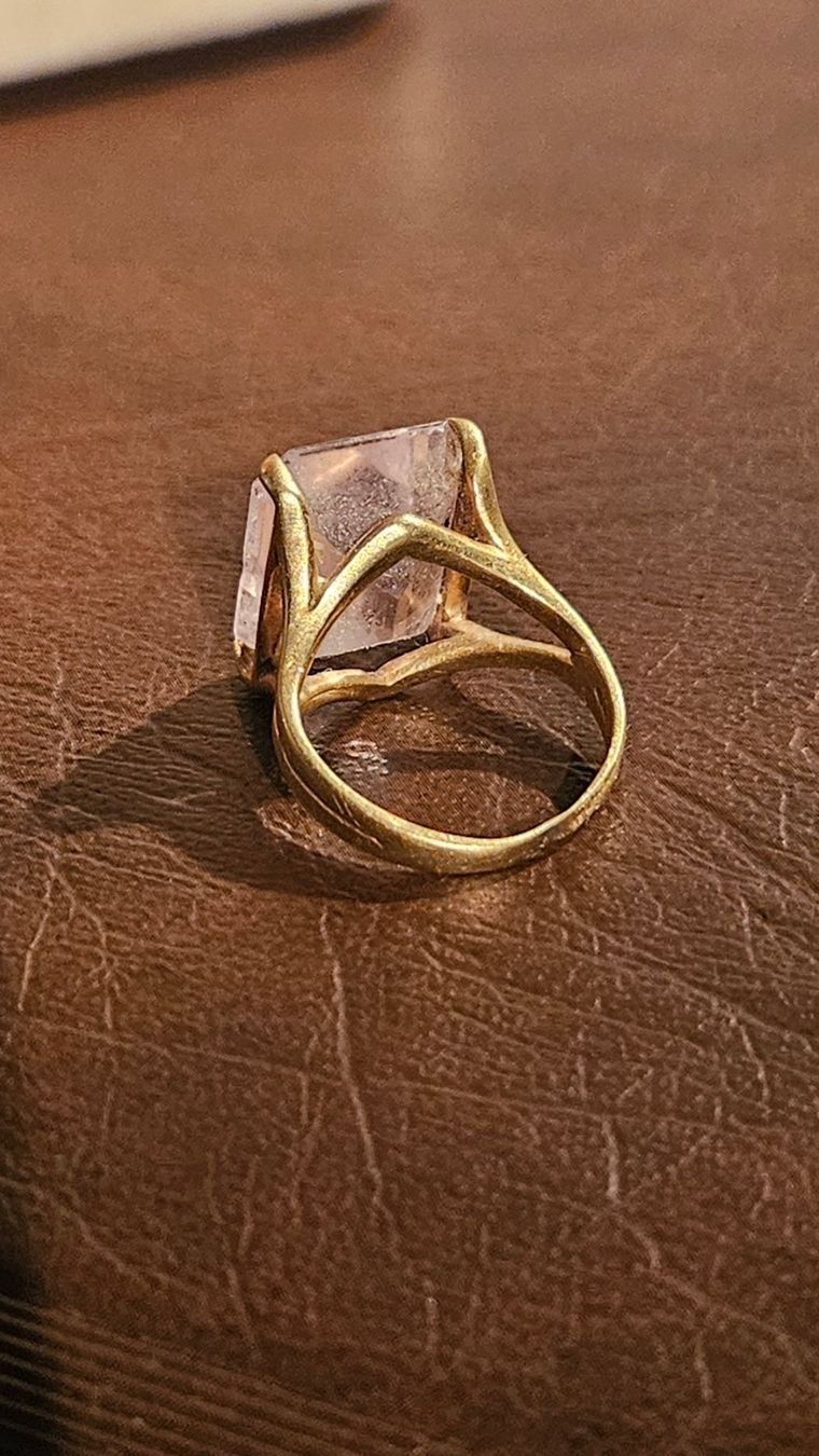 Anelli: Ring Gelbgold 750er mit Stein – Usato da Belp venduto da Ginus85 2