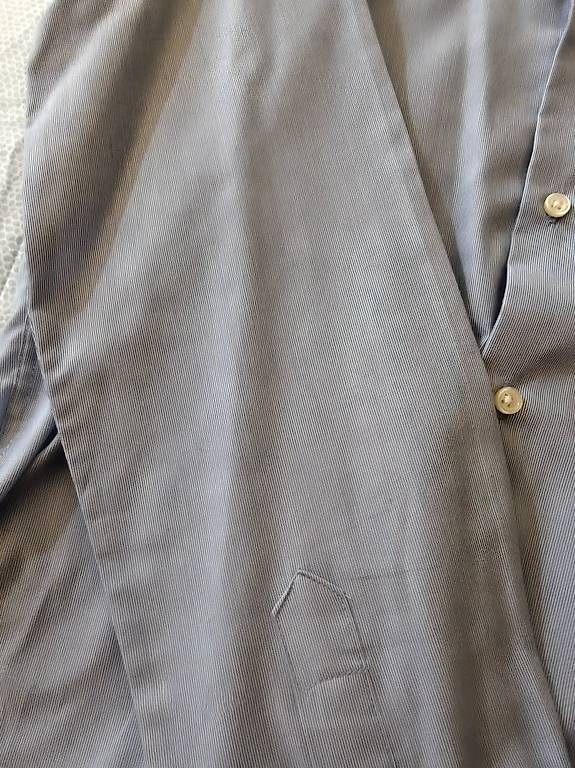 Camicie: Camicia classica azzurra, trama mille-righe – Usato da Seseglio venduto da orla91 2