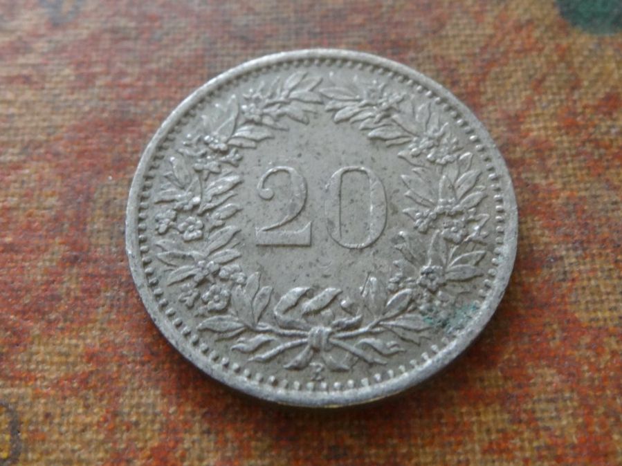 Tutti le monete: 20 Rp. 1969  (B) – Usato da Romanel-sur-Lausanne venduto da Swift13 1