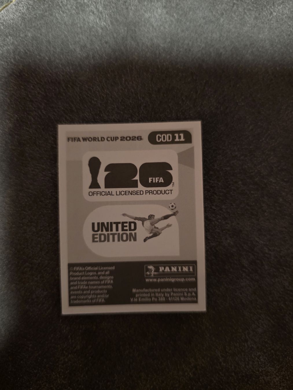 Panini Carte collezionabili: Panini WM 2026 URU 11 Moutoussamy – Nuovo (secondo la descrizione) da Romanshorn venduto da leeh78 1