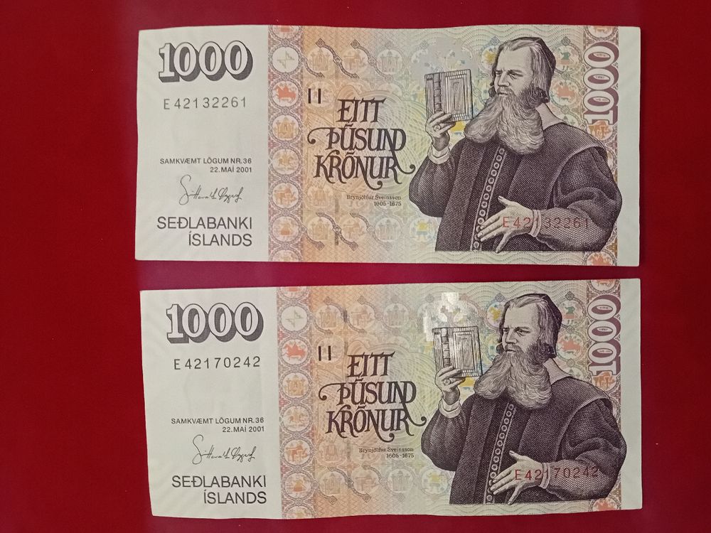 Banknoten Island (Gebraucht) in Muralto für CHF 8.95 – mit Lieferung ...